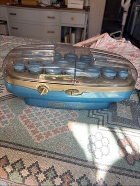 Conair iON Shine Hot Roller Set in Blue and Gold